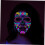 8 Sheets Fluorescent Halloween Stickers Temporary Face Body Decals 5