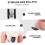 8pcs Bed Storage Box Wheels Plastic Scroll Wheels Storage Box Pulleys for Bed Bottom Cubes 2