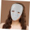 stk. blanke heldekkende maske DIY-malbare maskerademasker 4