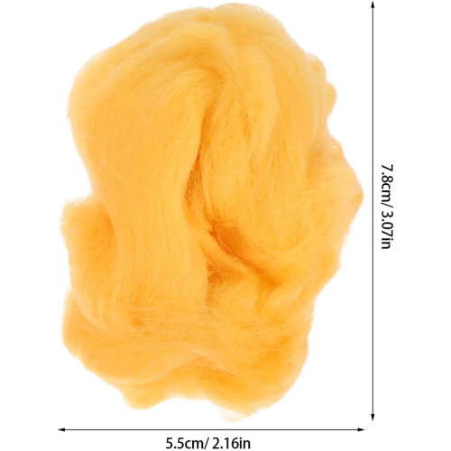 8pcs Needle Felting Wool Wool Felting Materials Roving 1