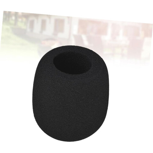 8pcs Black Microphone Sponge Cushion Replacement Pads Thick Windproof Covers to Reduce Noise 2