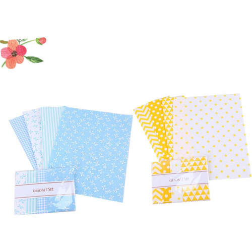 8pcs algodão listrado Patchwork pano DIY artesanato Patches 20x25cm algodão Patchwork tecido 2