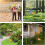 8pcs Orange Triangular Yard Marking Flags with Bamboo Stakes for Garden Irrigation, Construction Site 6