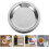 8pcs Stainless Steel Wine Coaster Set Non-Slip Design and Multi-Function Use, Sturdy Bottle Mat 7