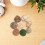8pcs Handmade Rustic Decorative Balls Made from Natural Grass Spheres 8