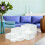 6pcs White Plastic Cube Cake Display Stand and Desktop Shelf Organizer 5