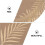 Palm Leaf Pattern 8pc Dinner Plates Direct Food Round Serving Tray for Home 7