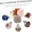 8pcs Decorative Period Pouches Makeup Storage Bags Multi-function Coin Bags 7