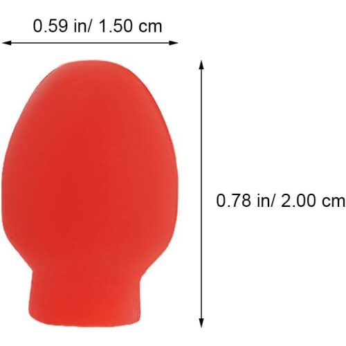 8 Stück Silikon-Drumstick-Dämpfer, Ersatzspitzen 1