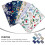 8pcs DIY Patchwork Fabric Cotton Cloth Printed Hawaii Style for Sewing Quilt Making Random Style 5