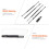 2sets Ear Wax Removal Tools Stainless Steel Ear Spoons for Home Use 6