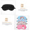 8pcs Sleeping Eye Mask Cartoon Printing Lightproof Eye Covers 6