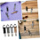8PCS Elastic Hat Clips for Travel Multi-color Adjustable Backpack Hat Holder 3
