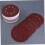 Sanding Discs Sandpaper Circular Pads polegada 5 gancho e loop buraco 8 50pcs 3