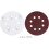 Sanding Discs Sandpaper Circular Pads Inch 5 Hook and Loop Hole 8 50pcs 4