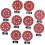 Sanding Discs Sandpaper Circular Pads Inch 5 Hook and Loop Hole 8 50pcs 5