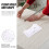 8pcs T-Shirt Ruler Guide Set for Alignment and Size Chart, White Sewing Measuring Tools 4