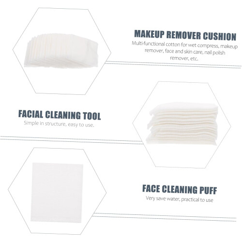 8pcs Stretchable Makeup Removal Pads Thin Cotton Rounds for Face Eye Makeup 2