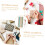 Gavepapir Elegant gavepapir til DIY til julebursdagsfest 4