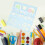 Multi-Functional Geometric Ruler Set for Students, 2 Blue Plastic Drawing Templates 7