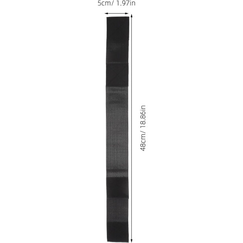 7pcs Adjustable Elastic Bands with Thickened Self-adhesive Hook Loop Fastening Straps 5cm X 48cm 1