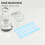 72pcs Adhesive Eptfe Filter Patches for Mushroom Spawn Jars Breathable Airflow Filter Discs 8