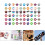 60Pcs Dog Paw Decal Stickers Multi-Use DIY Paw Pattern Scrapbook Stickers 4