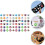 60Pcs Dog Paw Decal Stickers Multi-Use DIY Paw Pattern Scrapbook Stickers 5