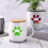 60Pcs Dog Paw Decal Stickers Multi-Use DIY Paw Pattern Scrapbook Stickers 8