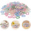 600pcs Oval Acrylic Linking Rings Quick Link Connectors 14x20mm Assorted Candy Colors 7