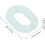 600pcs Oval Acrylic Linking Rings Quick Link Connectors 14x20mm Assorted Candy Colors 8