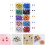 600pcs Multi-Função Push Pins Thumbtacks com cores variadas, Pp leve e aço inoxidável forma clássica 3