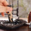 Ensemble de 7 bâtonnets d'encre chinois traditionnels faits à la main, blocs d'encre pour calligraphie 5