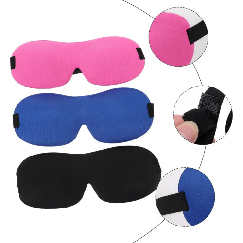 6pcs Sleeping Masks Eye Patches Light-shading Eye Masks 1