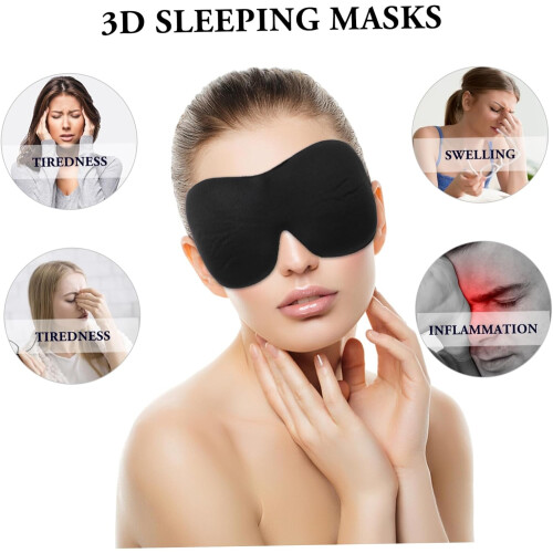 6pcs Sleeping Masks Eye Patches Light-shading Eye Masks 2