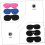 6pcs Sleeping Masks Eye Patches Light-shading Eye Masks 8