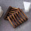 Porte-savon robuste et sec, en matière synthétique, lot de 6, marron. 5