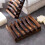 Porte-savon robuste et sec, en matière synthétique, lot de 6, marron. 8