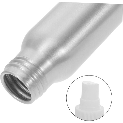 6er-Pack tragbare Aluminium-Reisesprühflaschen mit geriffeltem Griff 2