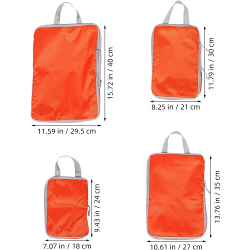 Cubi organizer da viaggio leggeri per valigie, 4 pezzi 1