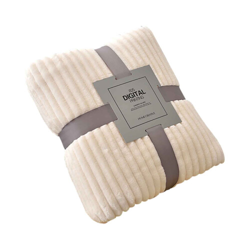 Coral Velvet Throw Blanket 100x150cm Reversible 1
