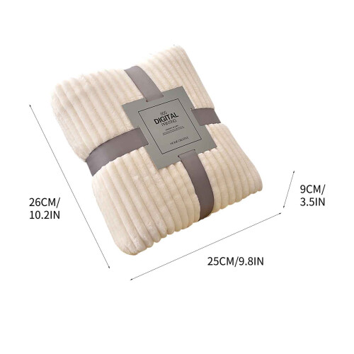 Coral Velvet Throw Blanket 100x150cm Reversible 2
