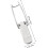 6pcs Cabinet Latch Hasp Nickel Plated Iron Locks Catch Spring Loaded Toggle Easy Installation Time-Saving Silver 2