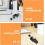 6pcs Aluminum Alloy Desk Partition Bracket Clips Adjustable Desktop Divider Support Clamp 3