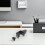 6pcs Aluminum Alloy Desk Partition Bracket Clips Adjustable Desktop Divider Support Clamp 6