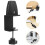 6pcs Aluminum Alloy Desk Partition Bracket Clips Adjustable Desktop Divider Support Clamp 8