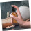 5pcs Refillable Travel Spray Bottle Brown Glass Subpackaging Container 5