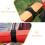 Lot de 4 sangles de bagage réglables en nylon avec boucle facile à utiliser 8