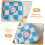 20pcs Wood Grain Paper Plate for Gathering Fruit Plate Design Convenient Multi-Function 3