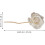 Lot de 5 bâtonnets diffuseurs en rotin, recharges pour diffuseur de parfum, bâtonnets de fleurs naturels 2